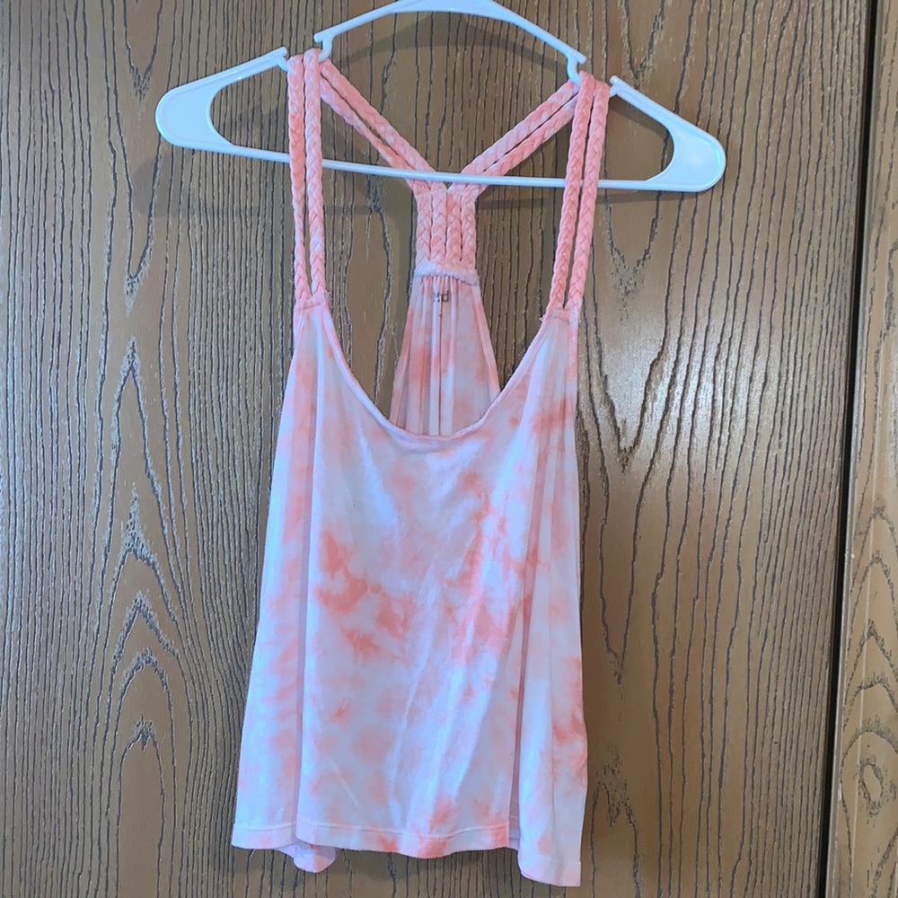 Orange tie dye oversized tank. XL but fits super cute on someone who is a large